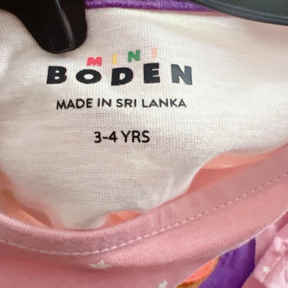 Mini Boden Halloween Trick Or Treat Pumpkin Cat & WitchDog Tunic Appliqué 3Y- 4Y - Picture 5 of 5